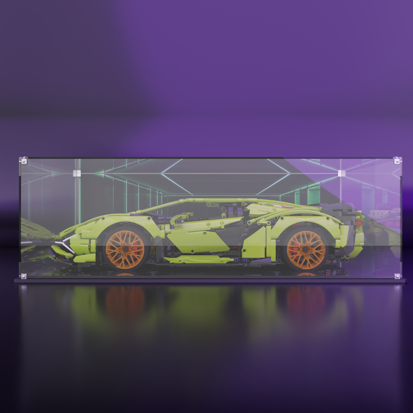 Display Case for LEGO® Technic - Lamborghini Sián FKP 37 (42115)