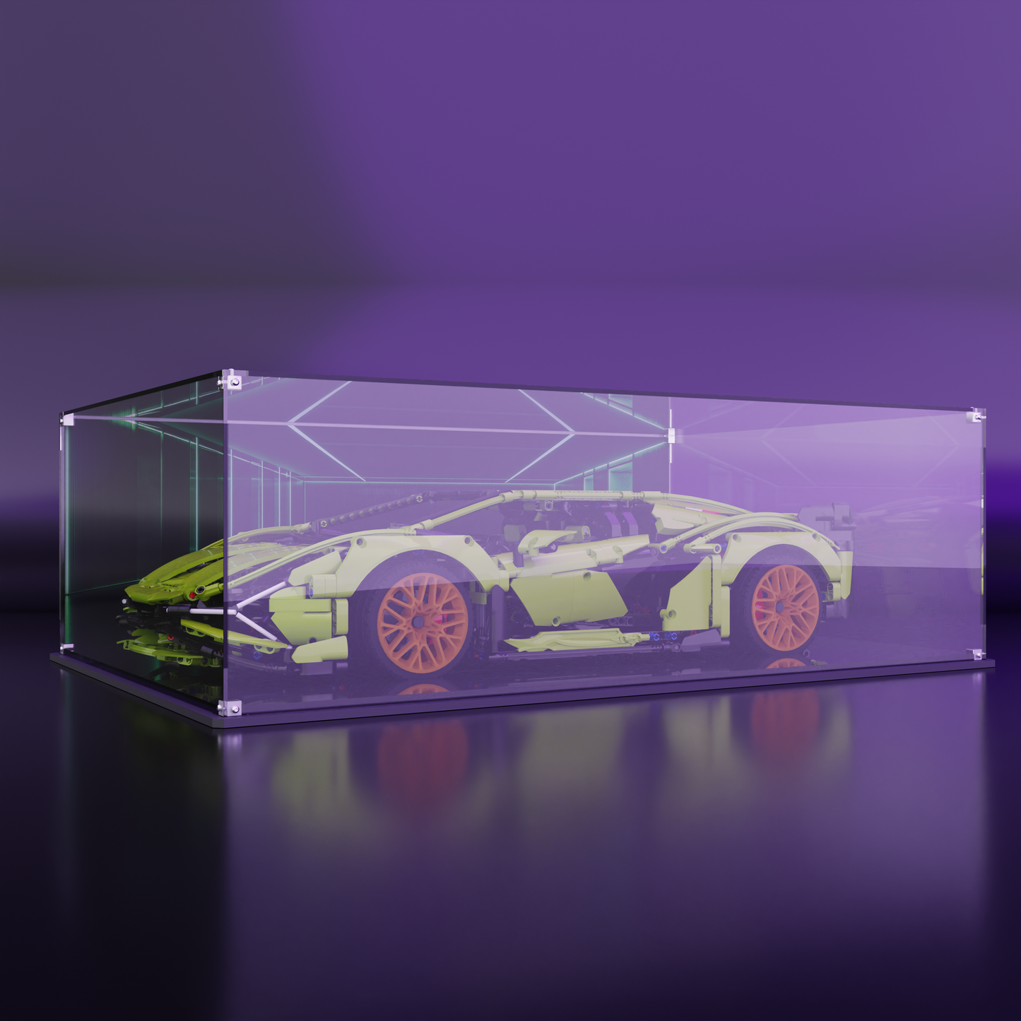 Display Case for LEGO® Technic - Lamborghini Sián FKP 37 (42115)