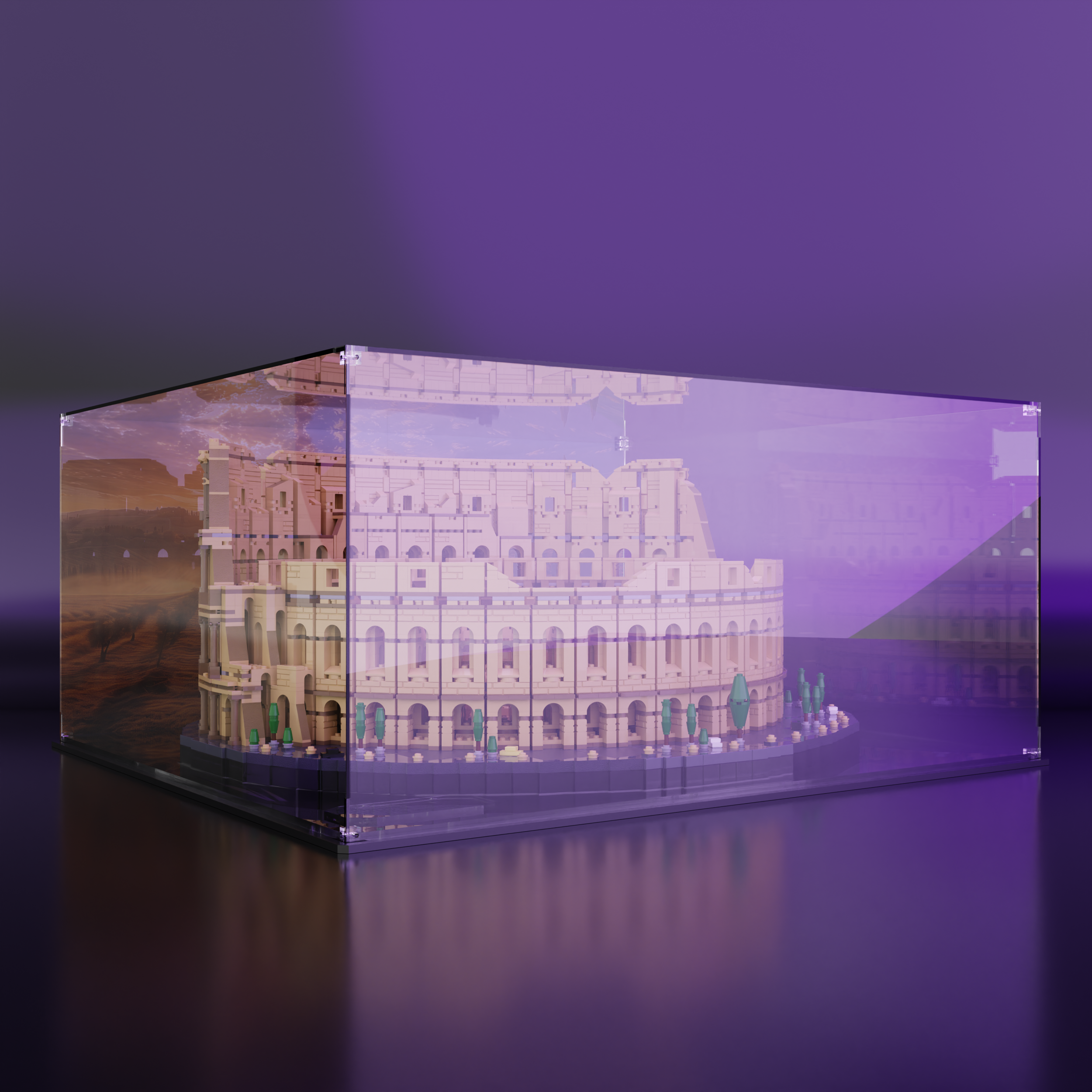 Lego Build Lego Creator Colosseum Display Case For LEGO® Creator