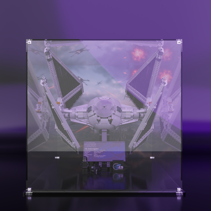 lego ucs tie interceptor display case
