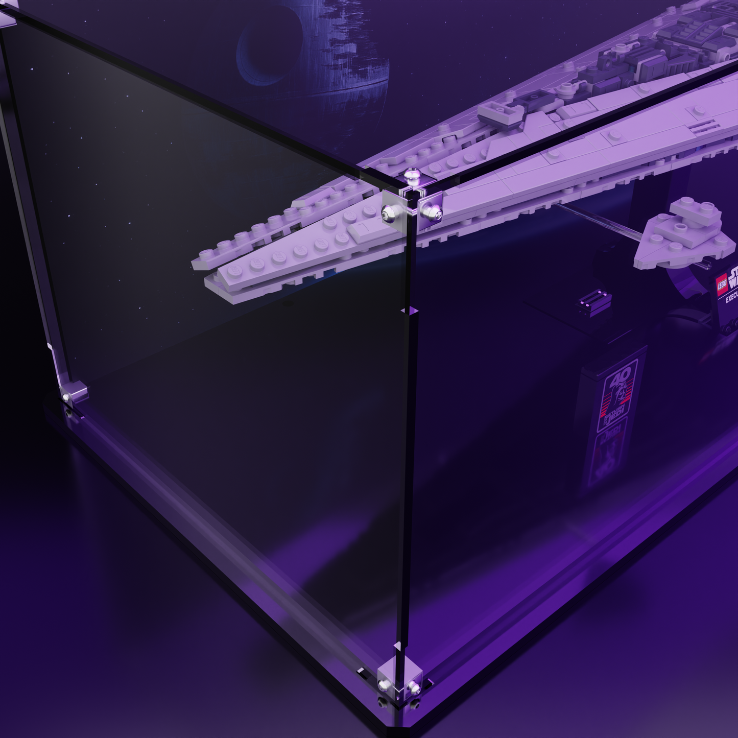 UV-protected Display case, showcase for LEGO set 75356 Executor Super Star Destroyer