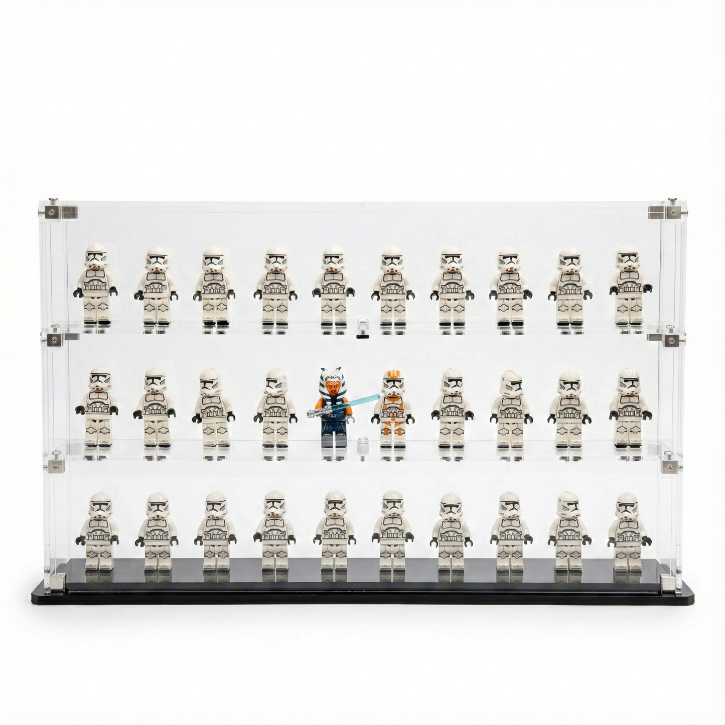 LEGO Minifigure Display Case for 30 minifigures- UV-Protected made in Europe