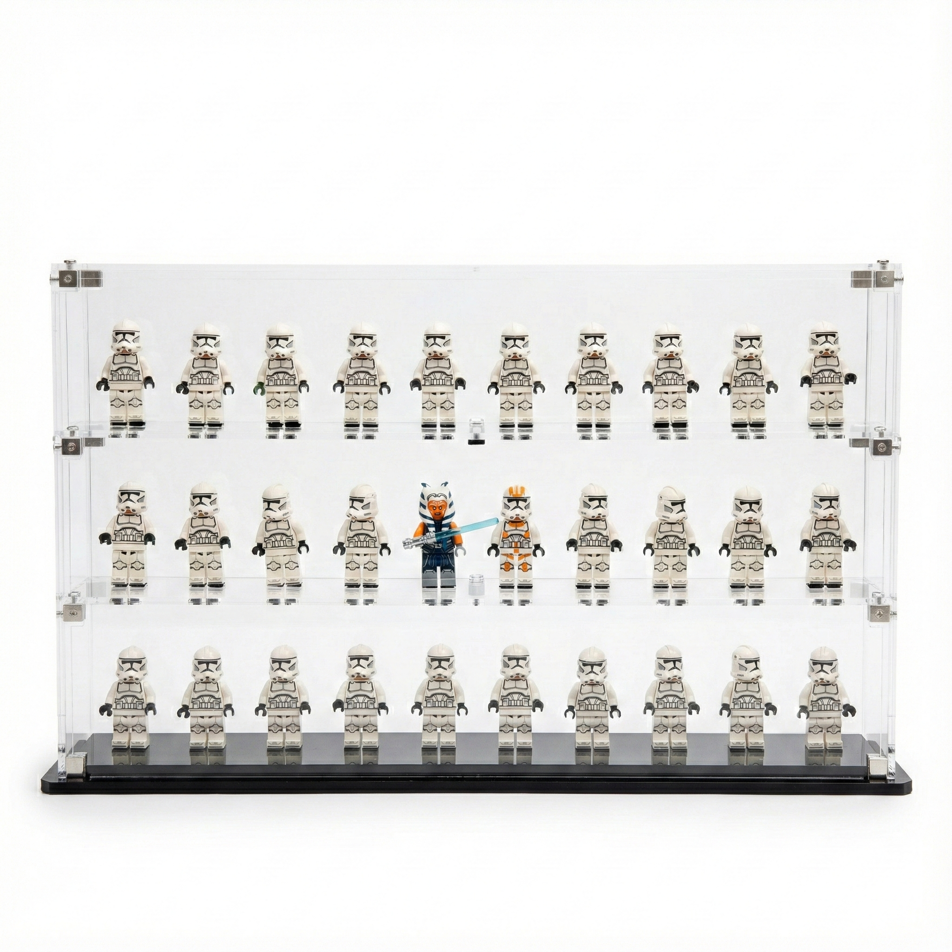 LEGO Minifigure Display Case for 30 minifigures- UV-Protected made in Europe