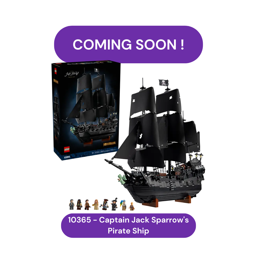 LEGO display case for 10365 Captain Jack Sparrow’s Pirate Ship
