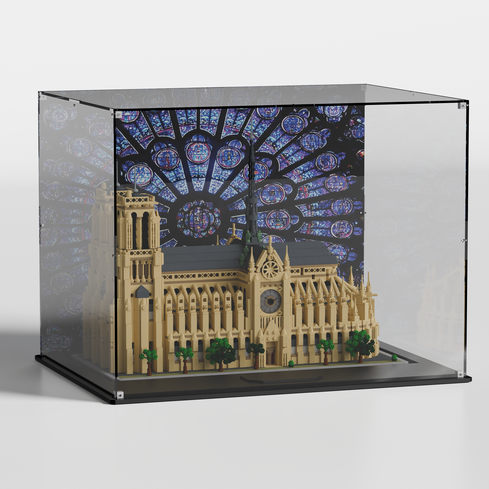 LEGO display for notre dame 21061