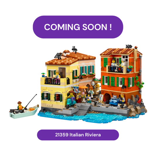 LEGO Display Case for LEGO ideas Italian Riviera - set number 21359