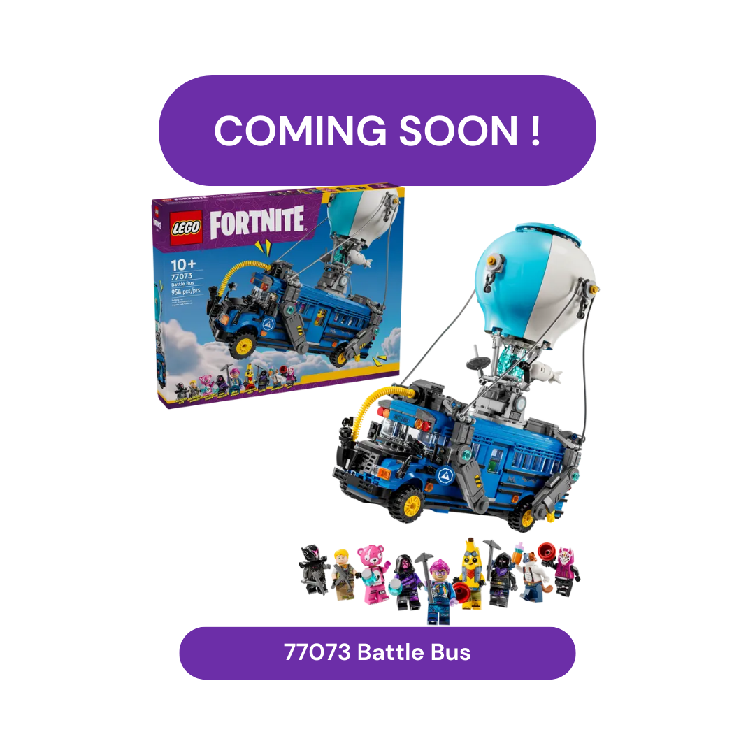 LEGO display case for LEGO Fortnite 77073 Battle Bus