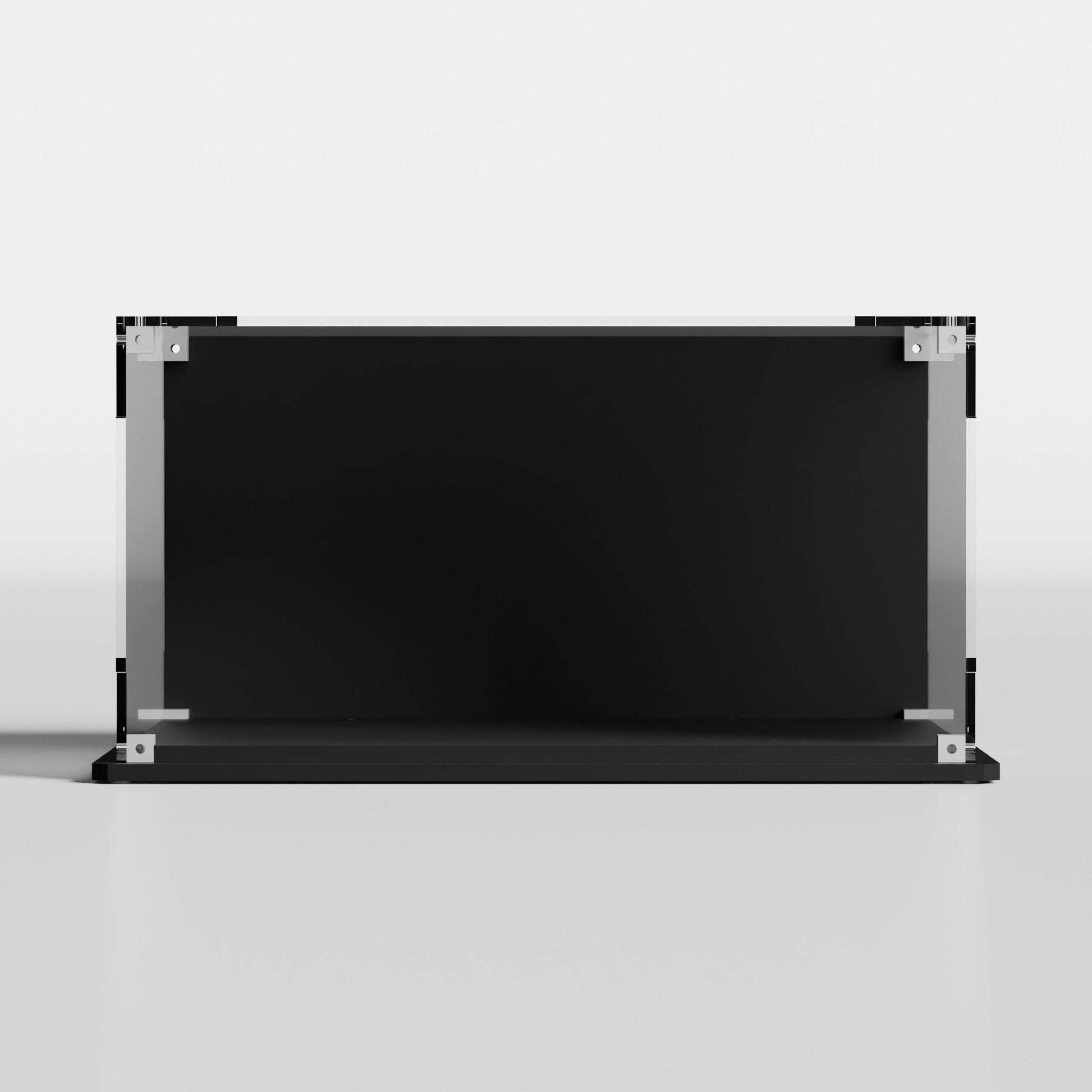 Glossy black background for LEGO Death Star Trash Compactor 75339 display case — premium UV-protected acrylic, EU-made