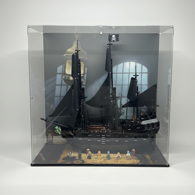Lego display case for LEGO® Icons: Captain Jack Sparrow's Pirate Ship (10365)