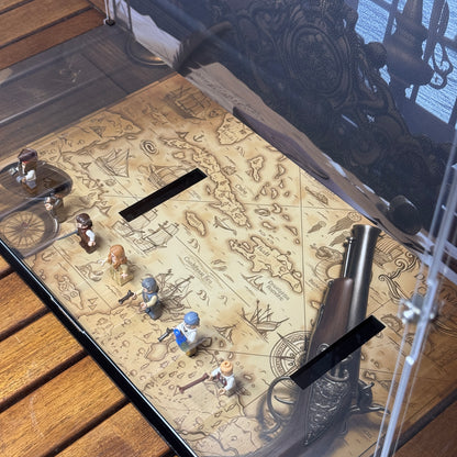 Display case for LEGO® Icons: Captain Jack Sparrow's Pirate Ship (10365)
