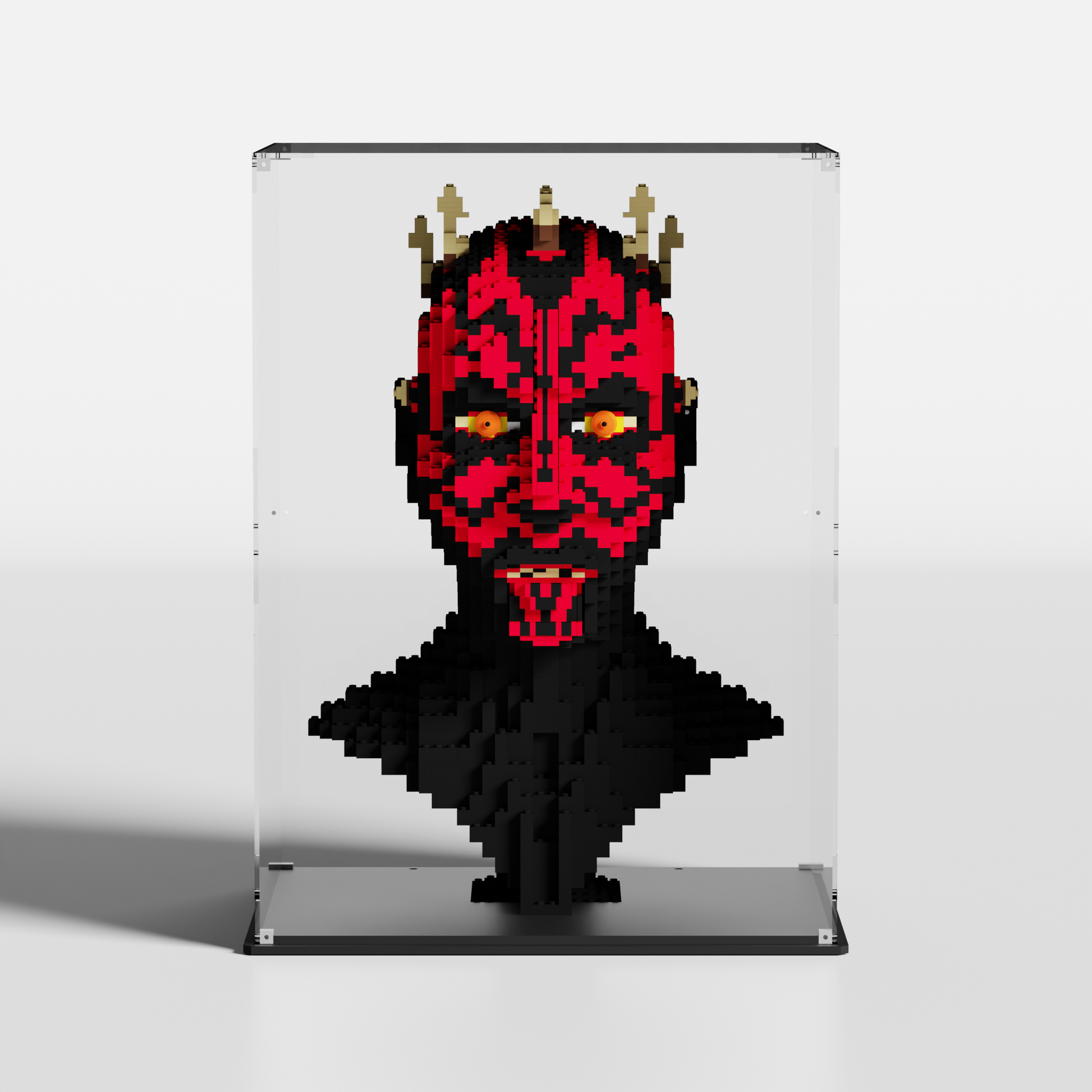 UV protected acrylic display case for LEGO Star Wars Darth Maul 10018