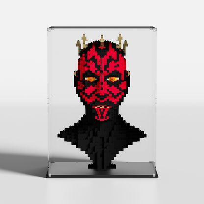 UV protected acrylic display case for LEGO Star Wars Darth Maul 10018