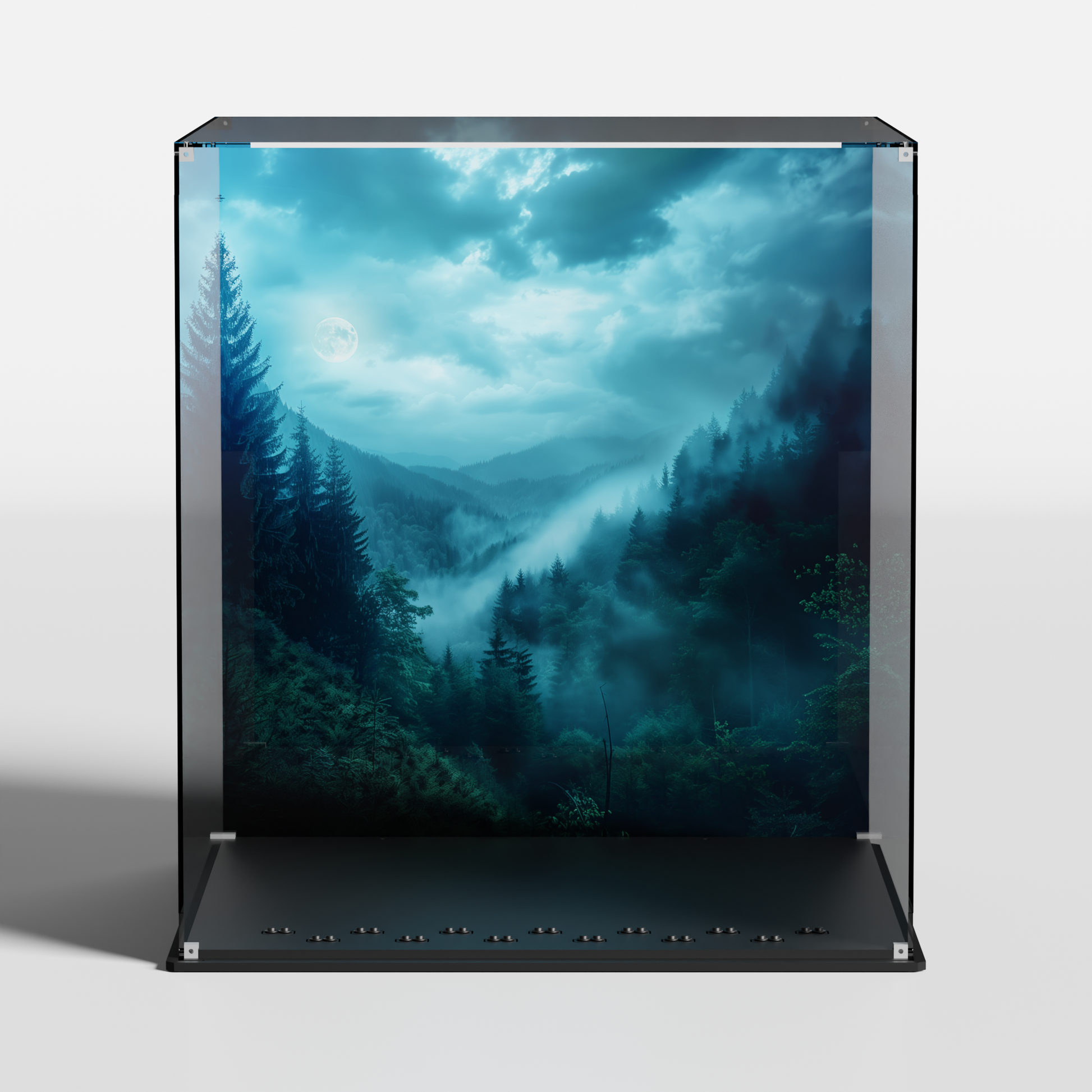 Premium UV protected lego display case for bricklink designer program adventure in transylvania 910049