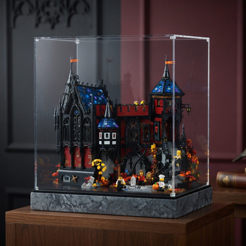 lego display case for bricklink designer program adventure in transylvania 910049 - BDP
