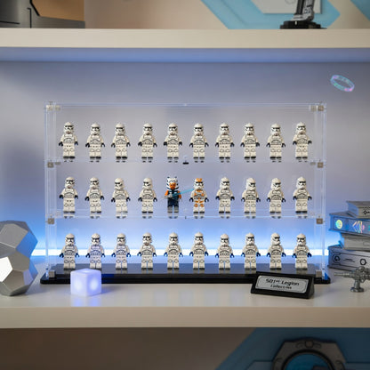 LEGO Display case for 30 LEGO Minifigures, UV Protected