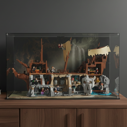 LEGO Display case for LEGO 21363 The Goonies Made in Europe - UV DIsplay case